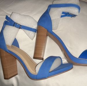 Blue High Heel Shoes